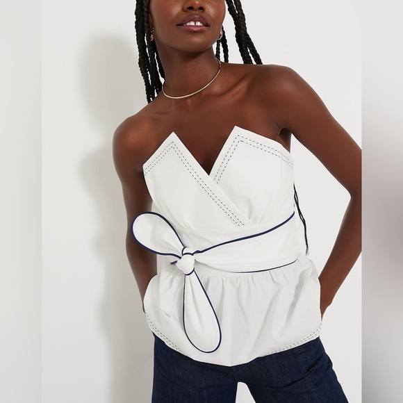White Chita Top by De Loreta